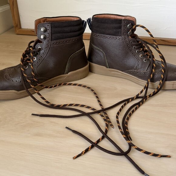 Men\'s PENGUIN Original Huntsman Chukka Brown Leather Lace Up Boots Shoes Size 8 main image 6